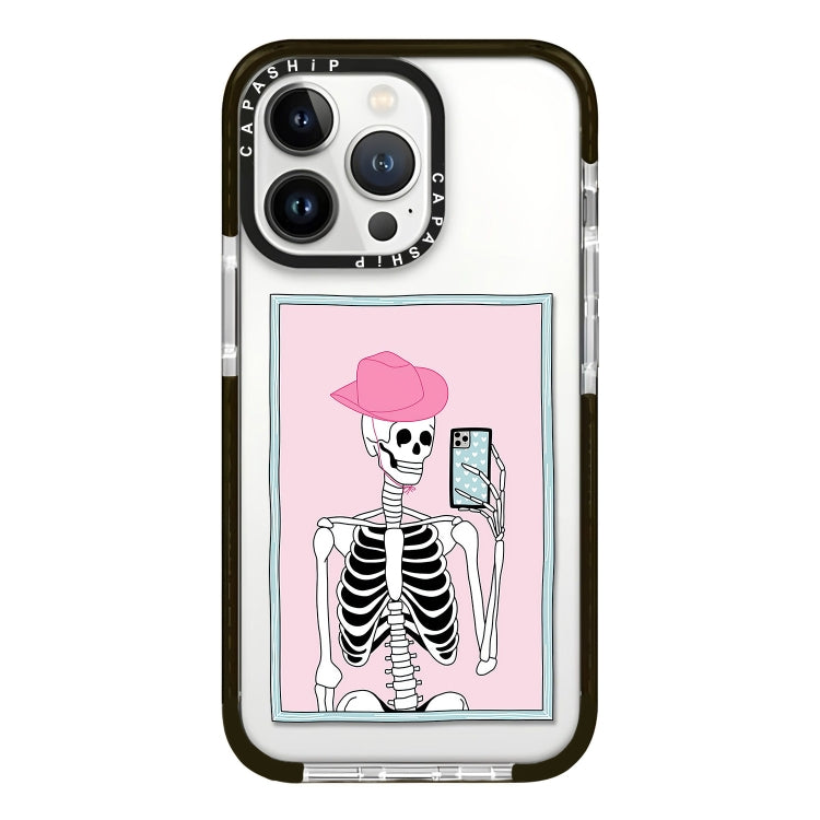 Simple Illustration Pattern Full Coverage Phone Case, For iPhone 14 Pro