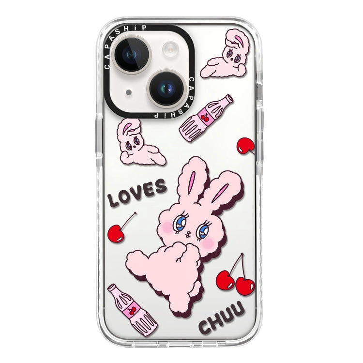 Simple Illustration Pattern Full Coverage Phone Case, For iPhone 15 Plus