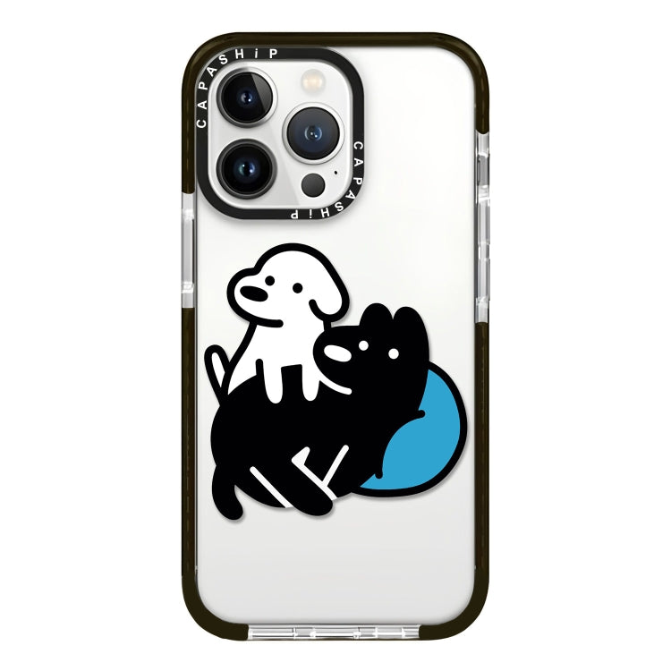 Simple Illustration Pattern Full Coverage Phone Case, For iPhone 16 Pro Max