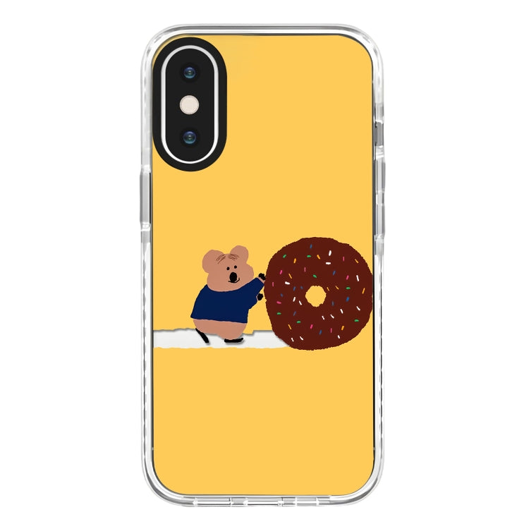 Simple Illustration Pattern Full Coverage Phone Case, For iPhone X / XS
