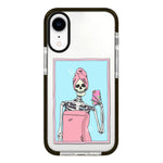 Simple Illustration Pattern Full Coverage Phone Case, For iPhone XR