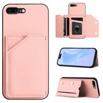 スキンフィール4カードスロット付きリストストラップ付き電話ケース、iPhone 12 mini用、iPhone 11 Pro Max用、iPhone 11用、iPhone 11 Pro用、iPhone X / XS用、iPhone XR用、iPhone XS Max用、iPhone 7 Plus / 8 Plus用