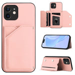 スキンフィール4カードスロット付きリストストラップ付き電話ケース、iPhone 12 mini用、iPhone 11 Pro Max用、iPhone 11用、iPhone 11 Pro用、iPhone X / XS用、iPhone XR用、iPhone XS Max用、iPhone 7 Plus / 8 Plus用