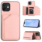 スキンフィール4カードスロット付きリストストラップ付き電話ケース、iPhone 12 mini用、iPhone 11 Pro Max用、iPhone 11用、iPhone 11 Pro用、iPhone X / XS用、iPhone XR用、iPhone XS Max用、iPhone 7 Plus / 8 Plus用