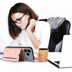 Skin Feel Four Card Slots Phone Case with Wrist Strap, For iPhone 17 Pro Max, For iPhone 17 Pro, For iPhone 17, For iPhone Air, For iPhone 16 Pro Max, For iPhone 16 Pro, For iPhone 16 Plus, For iPhone 16