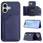Skin Feel Four Card Slots Phone Case with Wrist Strap, For iPhone 17 Pro Max, For iPhone 17 Pro, For iPhone 17, For iPhone Air, For iPhone 16 Pro Max, For iPhone 16 Pro, For iPhone 16 Plus, For iPhone 16