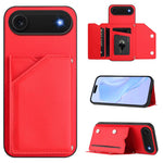 Skin Feel Four Card Slots Phone Case with Wrist Strap, For iPhone 17 Pro Max, For iPhone 17 Pro, For iPhone 17, For iPhone Air, For iPhone 16 Pro Max, For iPhone 16 Pro, For iPhone 16 Plus, For iPhone 16