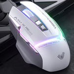 AULA S12 Pro 12800DPI 有線 RGB ゲーミングマウス