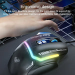 AULA S12 Pro 12800DPI 有線 RGB ゲーミングマウス