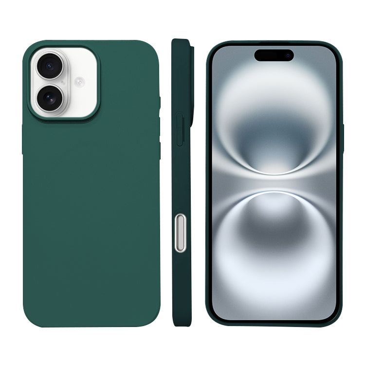 リキッドシリコン電話MagSafeケース、iPhone 16 Pro Max用、iPhone 16 Pro用、iPhone 16 Plus用、iPhone 16用