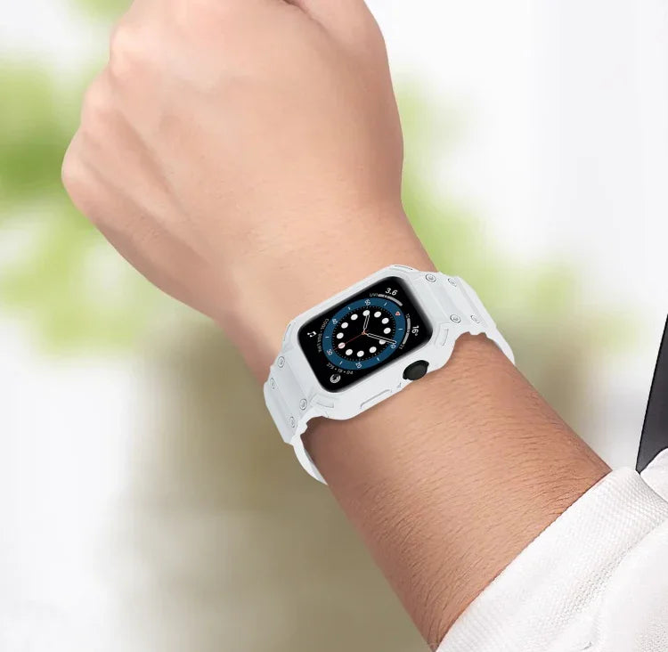 アーマーTPUケース一体型ウォッチバンド、Apple Watch Series 10 / 11 46mm用、Apple Watch Series 10 / 11 42mm用