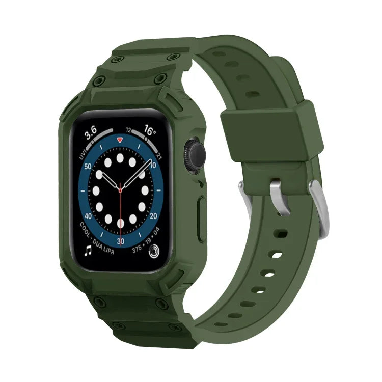 アーマーTPUケース一体型ウォッチバンド、Apple Watch Series 10 / 11 46mm用、Apple Watch Series 10 / 11 42mm用