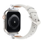 X字バックル本革ウォッチバンド、Apple Watch 46mm / 49mm / 45mm / 44mm用、Apple Watch 42mm / 41mm / 40mm / 38mm用
