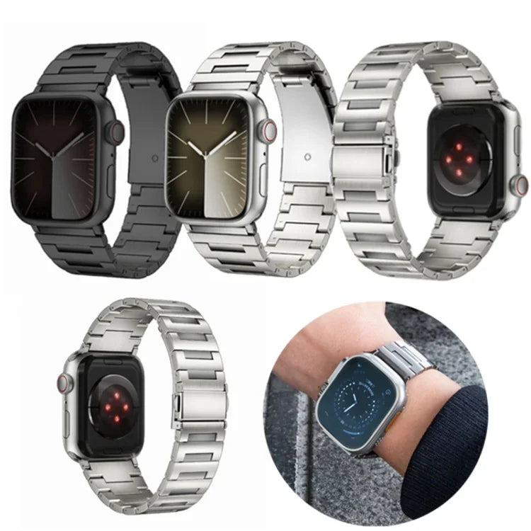 チタン合金ウォッチバンド、Apple Watch 46mm / 49mm / 45mm / 44mm用、Apple Watch 42mm / 41mm / 40mm / 38mm用