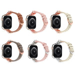 ヒョウ柄ヘッド本革ウォッチバンド、Apple Watch 46mm / 49mm / 45mm / 44mm用、Apple Watch 42mm / 41mm / 40mm / 38mm用
