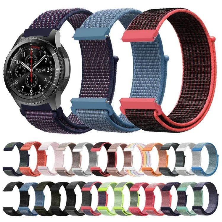シンプルナイロン編み込みストラップ、Samsung Galaxy Watch 42mm用