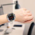 RedPepper Armor メタルケース一体型シリコンウォッチバンド、Apple Watch Ultra 3 / 2 / 1 49mm用