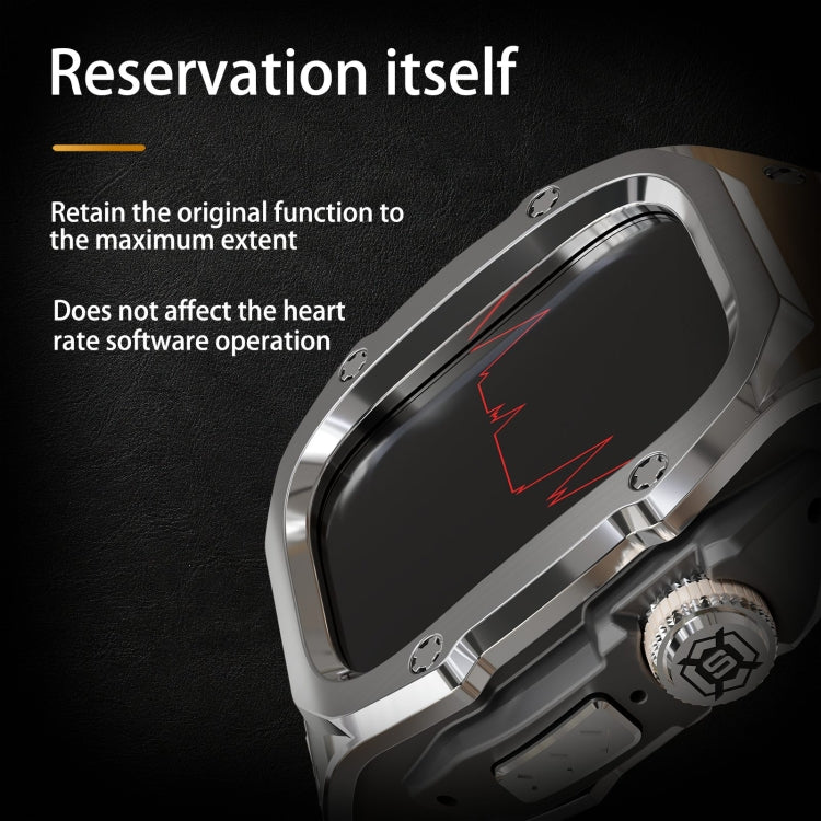RedPepper Armor メタルケース一体型シリコンウォッチバンド、Apple Watch Ultra 3 / 2 / 1 49mm用