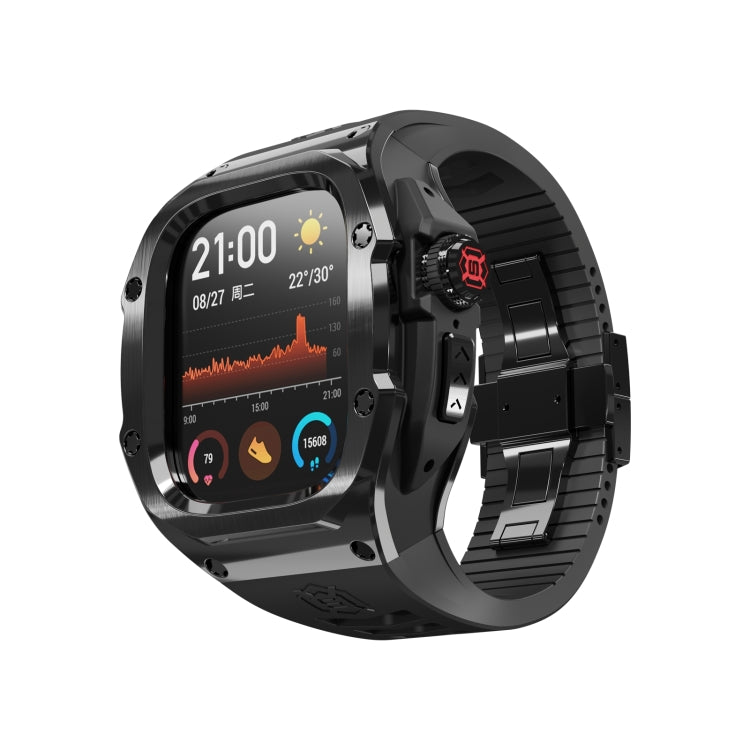 RedPepper Armor メタルケース一体型シリコンウォッチバンド、Apple Watch Ultra 3 / 2 / 1 49mm用