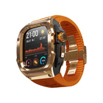 RedPepper Armor メタルケース一体型シリコンウォッチバンド、Apple Watch Ultra 3 / 2 / 1 49mm用