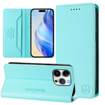 RC01二つ折りマグネット吸着RFIDレザースマホケース、iPhone 16 Pro用、iPhone 16 Plus用、iPhone 16用、iPhone 15 Pro Max用、iPhone 15 Pro用、iPhone 15 Plus用