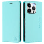 RC01二つ折りマグネット吸着RFIDレザースマホケース、iPhone 16 Pro用、iPhone 16 Plus用、iPhone 16用、iPhone 15 Pro Max用、iPhone 15 Pro用、iPhone 15 Plus用