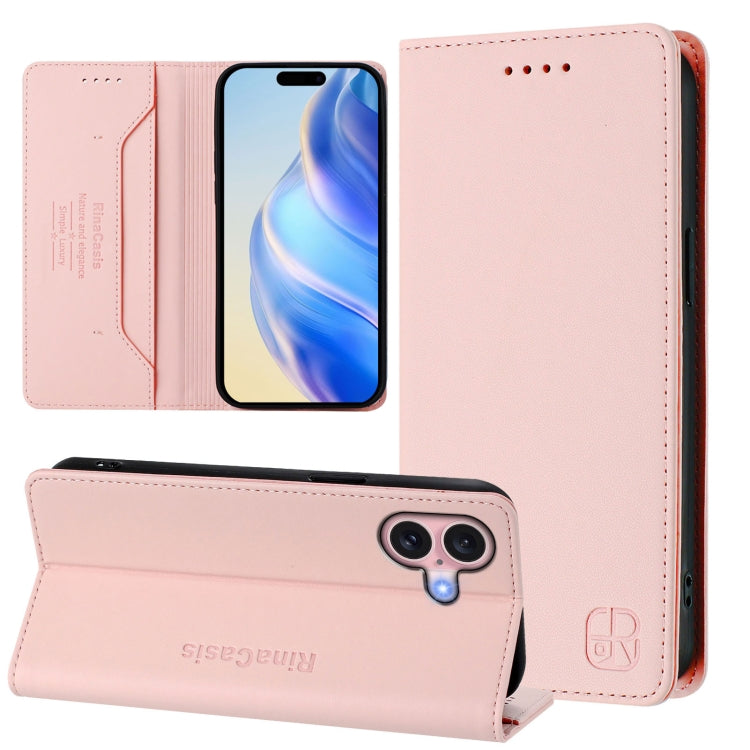 RC01二つ折りマグネット吸着RFIDレザースマホケース、iPhone 16 Pro用、iPhone 16 Plus用、iPhone 16用、iPhone 15 Pro Max用、iPhone 15 Pro用、iPhone 15 Plus用