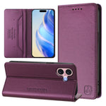 RC01二つ折りマグネット吸着RFIDレザースマホケース、iPhone 16 Pro用、iPhone 16 Plus用、iPhone 16用、iPhone 15 Pro Max用、iPhone 15 Pro用、iPhone 15 Plus用