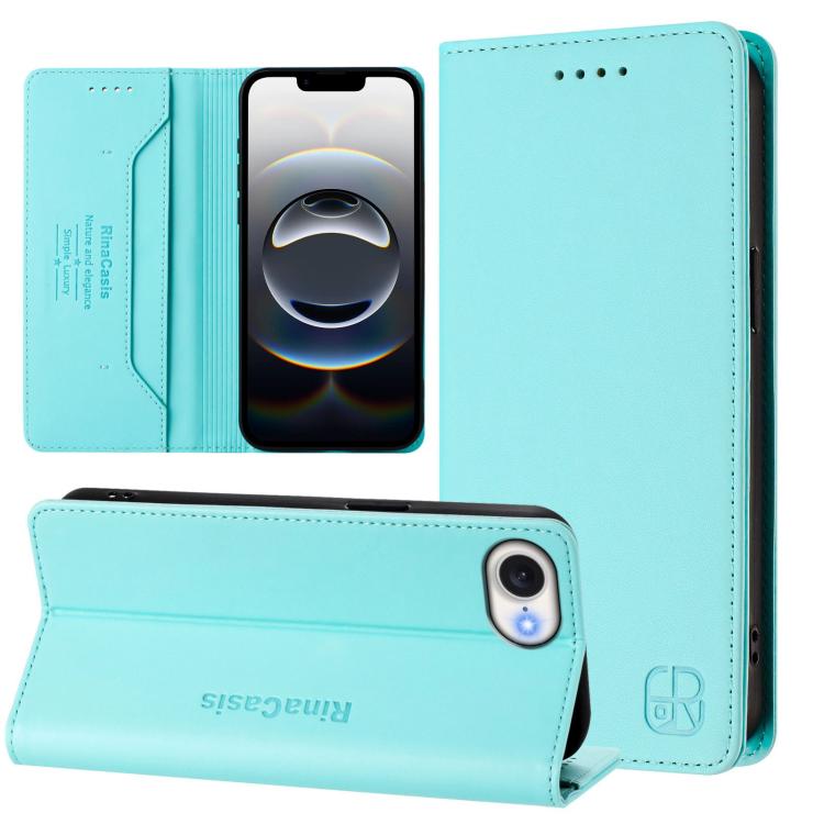 RC01二つ折り磁気吸着RFIDレザー電話ケース、iPhone 17e / 16e用、iPhone 17 Pro Max用、iPhone 17 Pro用、iPhone 17用、iPhone Air用、iPhone 16 Pro Max用