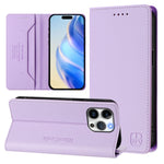 RC01二つ折りマグネット吸着RFIDレザースマホケース、iPhone 16 Pro用、iPhone 16 Plus用、iPhone 16用、iPhone 15 Pro Max用、iPhone 15 Pro用、iPhone 15 Plus用