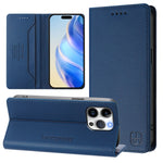 RC01二つ折りマグネット吸着RFIDレザースマホケース、iPhone 16 Pro用、iPhone 16 Plus用、iPhone 16用、iPhone 15 Pro Max用、iPhone 15 Pro用、iPhone 15 Plus用