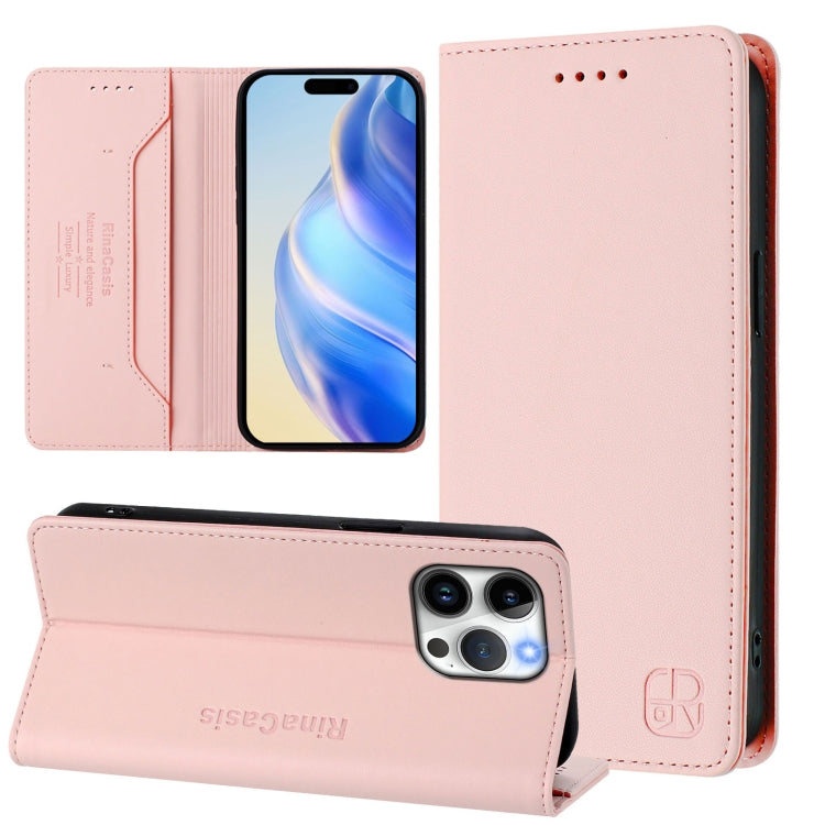 RC01二つ折りマグネット吸着RFIDレザースマホケース、iPhone 16 Pro用、iPhone 16 Plus用、iPhone 16用、iPhone 15 Pro Max用、iPhone 15 Pro用、iPhone 15 Plus用