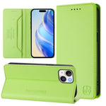 RC01二つ折りマグネット吸着RFIDレザースマホケース、iPhone 16 Pro用、iPhone 16 Plus用、iPhone 16用、iPhone 15 Pro Max用、iPhone 15 Pro用、iPhone 15 Plus用