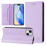 RC01二つ折りマグネット吸着RFIDレザースマホケース、iPhone 16 Pro用、iPhone 16 Plus用、iPhone 16用、iPhone 15 Pro Max用、iPhone 15 Pro用、iPhone 15 Plus用