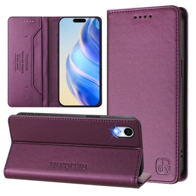 RC01 Dual-Folded Magnetic Suction RFID Leather Phone Case, For iPhone 11 Pro Max, For iPhone 11, For iPhone 11 Pro, For iPhone X / XS, For iPhone XR, For iPhone XS Max
