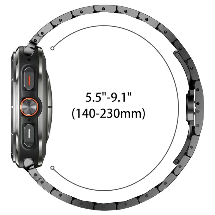 蝶バックル チタン合金時計バンド Samsung Galaxy Watch Ultra 47mm / Ultra 2025用