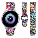 20mm リバースバックル プリントシリコンストラップ、Samsung Galaxy Active2用