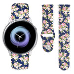 20mm リバースバックル プリントシリコンストラップ、Samsung Galaxy Active2用