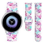 20mm リバースバックル プリントシリコンストラップ、Samsung Galaxy Active2用