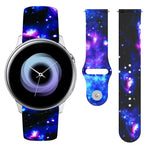 20mm リバースバックル プリントシリコンストラップ、Samsung Galaxy Active2用