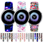20mm リバースバックル プリントシリコンストラップ、Samsung Galaxy Active2用