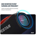 HOPESTAR A60 100W屋外ポータブルIPX6防水Bluetoothスピーカー マイク付き