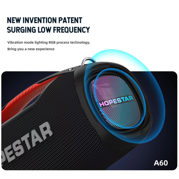 HOPESTAR A60 100W屋外ポータブルIPX6防水Bluetoothスピーカー マイク付き
