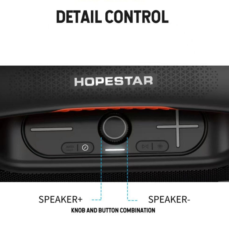 HOPESTAR A60 100W屋外ポータブルIPX6防水Bluetoothスピーカー マイク付き