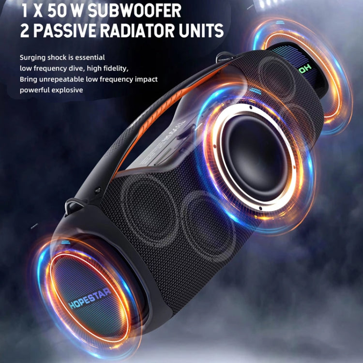 HOPESTAR A60 100W屋外ポータブルIPX6防水Bluetoothスピーカー マイク付き