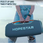 HOPESTAR A60 100W屋外ポータブルIPX6防水Bluetoothスピーカー マイク付き