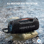 HOPESTAR A60 100W屋外ポータブルIPX6防水Bluetoothスピーカー マイク付き