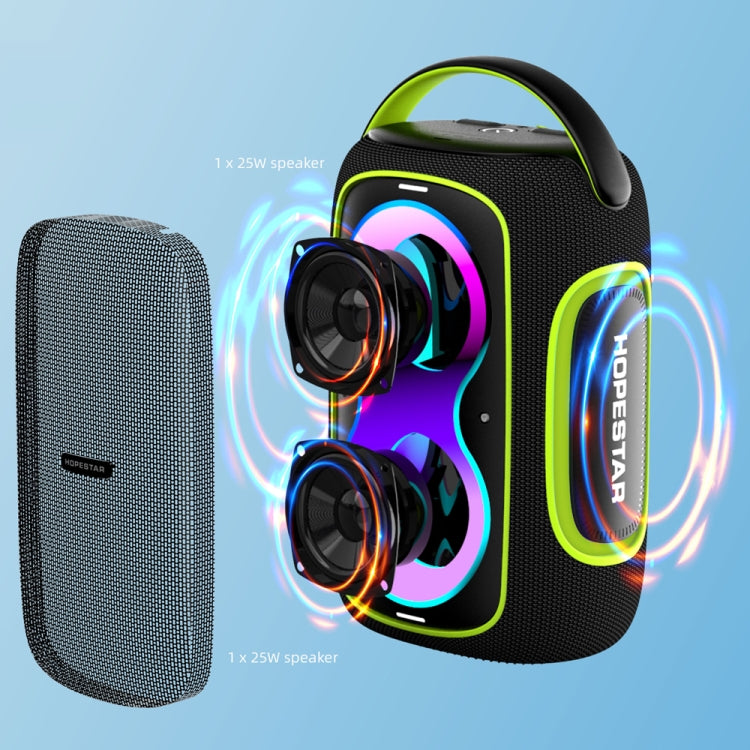 HOPESTAR H59 50W屋外ポータブルIPX5防水Bluetoothスピーカー、H59