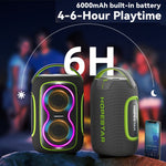 HOPESTAR H59 50W屋外ポータブルIPX5防水Bluetoothスピーカー、H59
