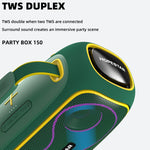 HOPESTAR Party Box 150 40W屋外ポータブルIPX5防水Bluetoothスピーカー